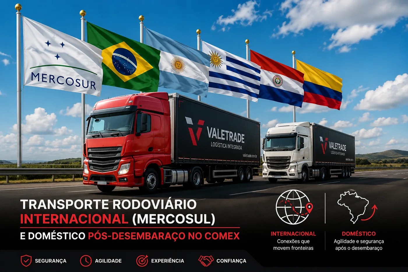 Manual do Importador #6 — Transporte rodoviário internacional (Mercosul) e doméstico pós-desembaraço no comex