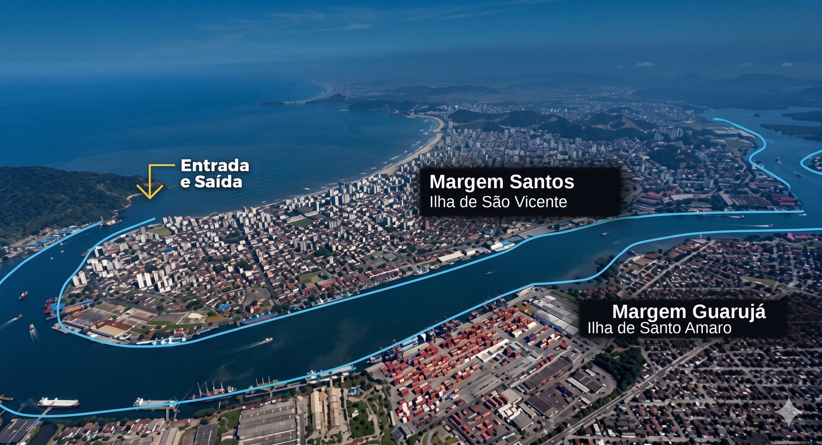 Margem direita ou esquerda do Porto de Santos: a decisão que muda o custo da sua importação